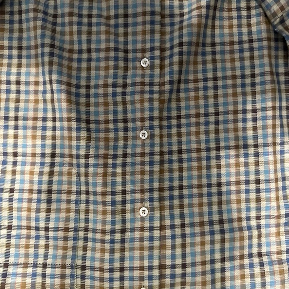 St Croix Button Up Plaid Shirt X-Large xl - Picture 2 of 3